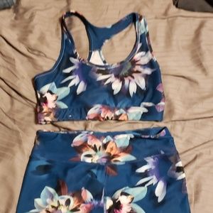 Sports bra and shorts